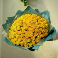101 желтая роза 40-50см, 2сорт Упаковка оплачивается отдельно