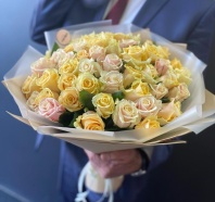 51 роза, Савита 40-50см. 2сорт. Упаковка оплачивается отдельно