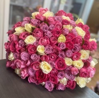 101 роза 40-50см.2сорт. Упаковка оплачивается отдельно. Меритим, Олл4лав, Аваланж