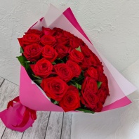 Букет из 35 роз, 60см. Сорт Ред Наоми