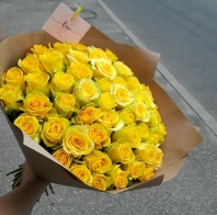 51 Жёлтая роза Пени Лейн, 40-50см, 2сорт. Упаковка оплачивается отдельно