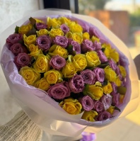 101 роза Меритим и Пенни Лейн, 40-50см. 2сорт. Упаковка оплачивается отдельно