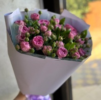 Букет из 5 веток Мисти Баблз 60см